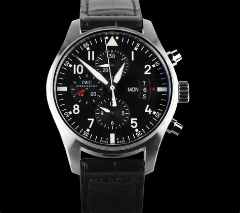 iwc pilot's watches second hand.